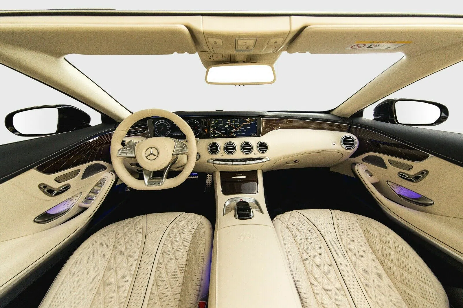 2018 Mercedes-Maybach S 650 Cabriolet 1 of 300 interior, Vollleder, Beige