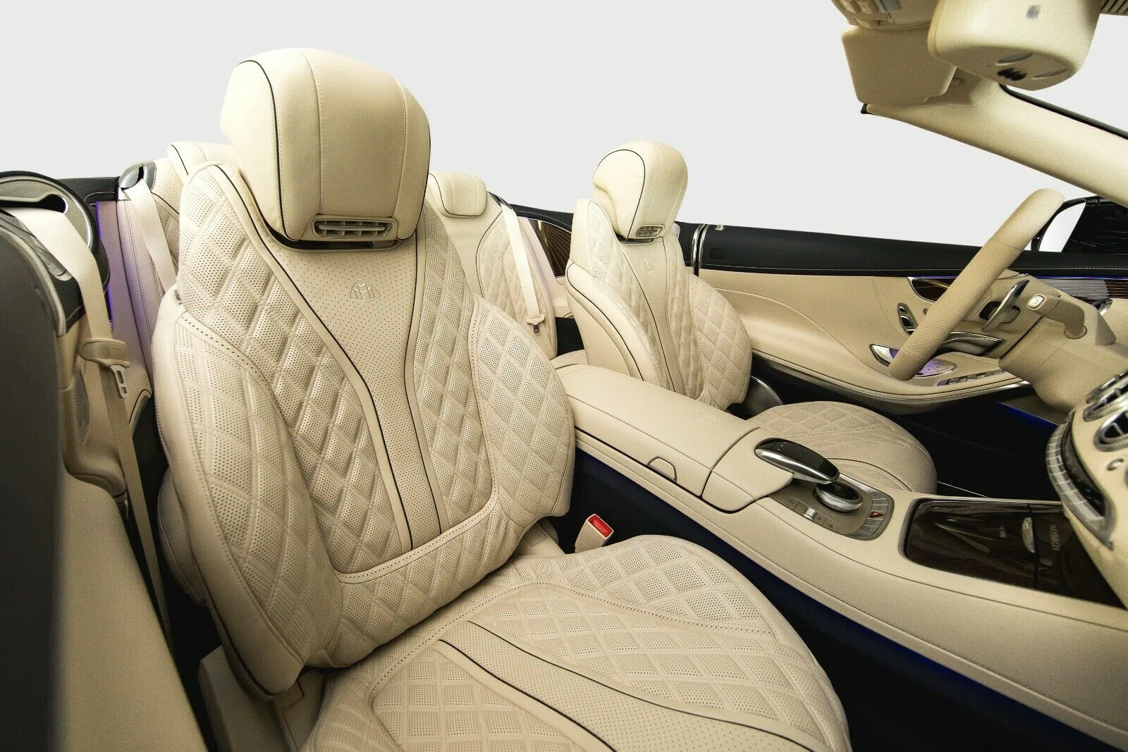 2018 Mercedes-Maybach S 650 Cabriolet 1 of 300 interior, seats, Vollleder, Beige
