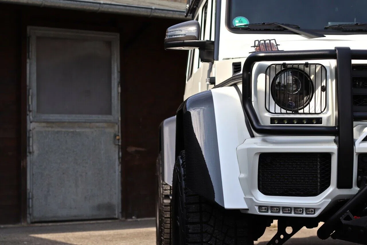2018 BRABUS G 550 4x4² Adventure for sale, exterior, Weiß Metallic
