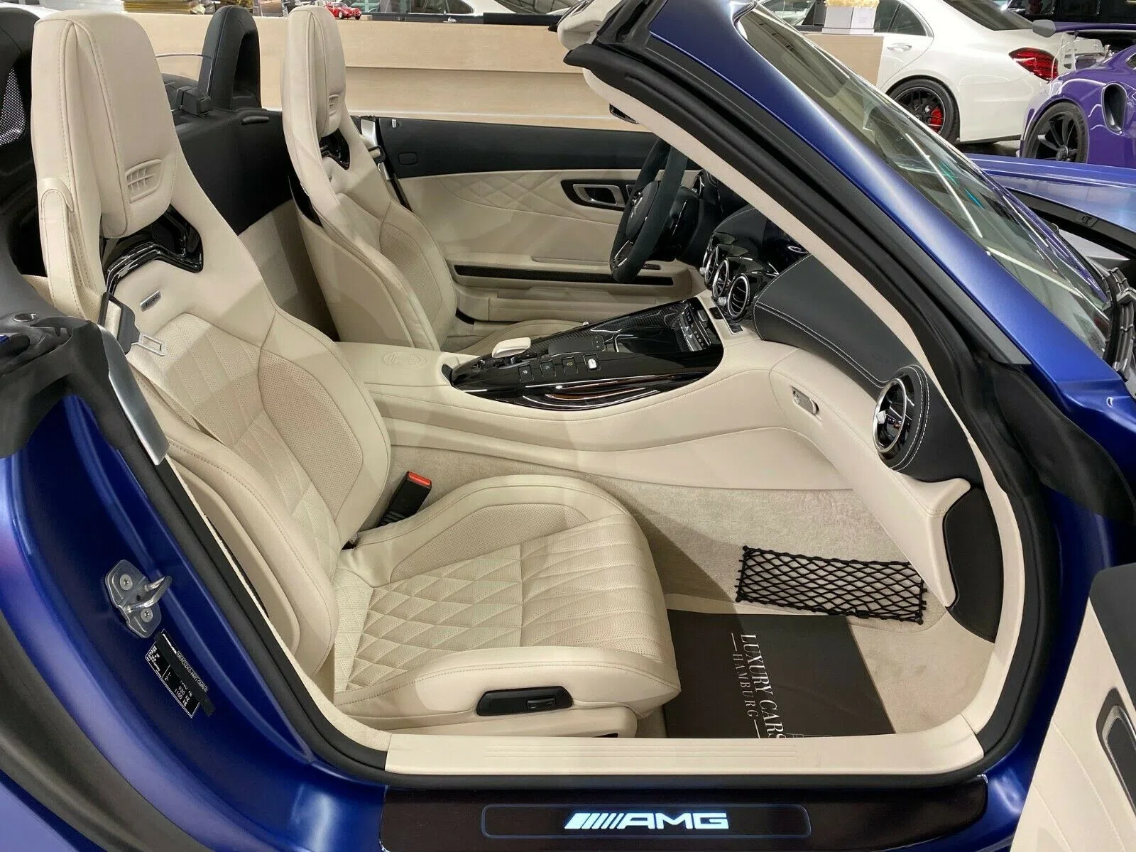 2020 Mercedes-Benz AMG GT Roadster R "1 OF 750" interior, seats, Beige