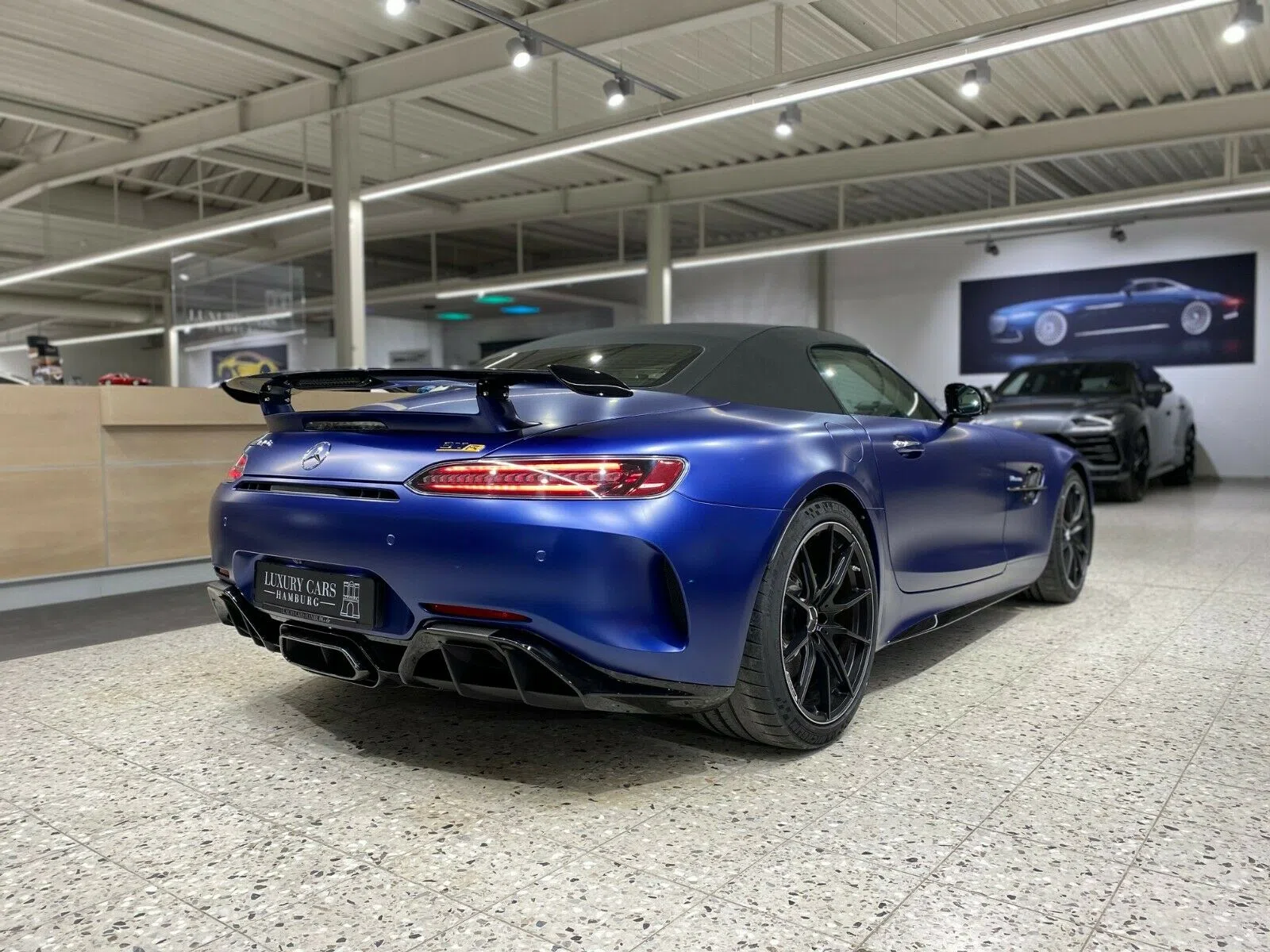 2020 Mercedes-Benz AMG GT Roadster R "1 OF 750" for sale, exterior, Magno Blue