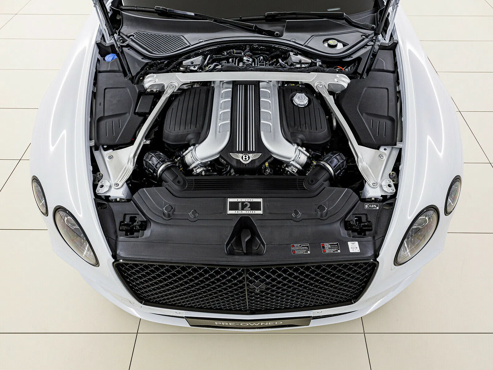 2019 Bentley Continental GTC W12 First Edition engine