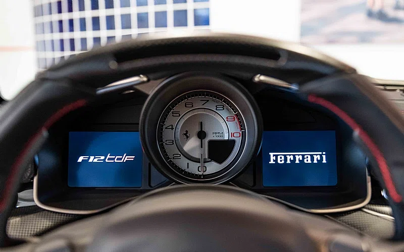 2016 Ferrari F12 TDF interior, Black
