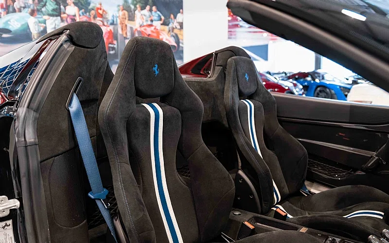 2014 Ferrari 458 Speciale Aperta - JOE MACARI interior, seats, Black