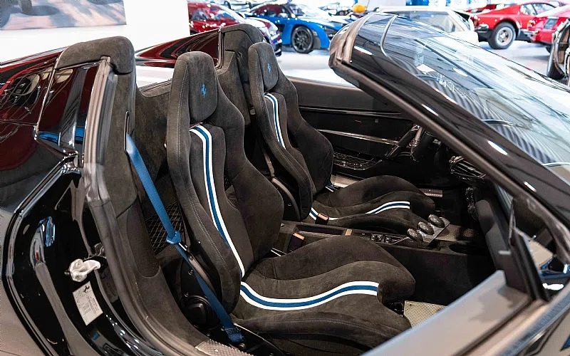 2014 Ferrari 458 Speciale Aperta - JOE MACARI interior, seats, Black