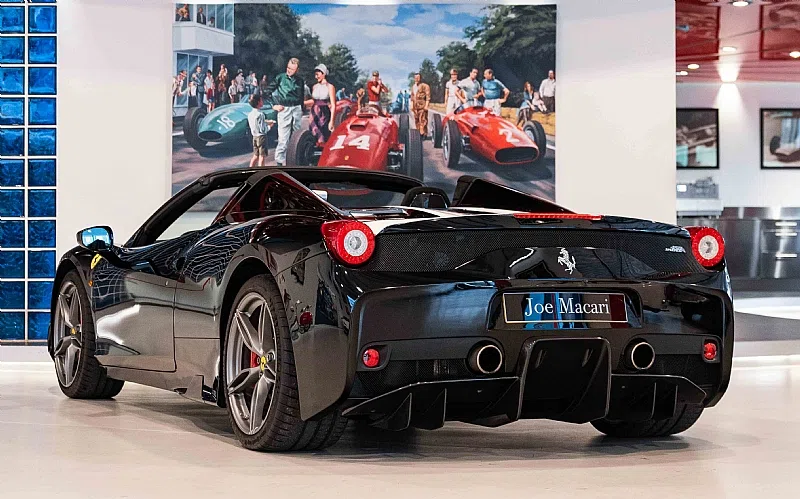 2014 Ferrari 458 Speciale Aperta - JOE MACARI for sale, exterior, Black
