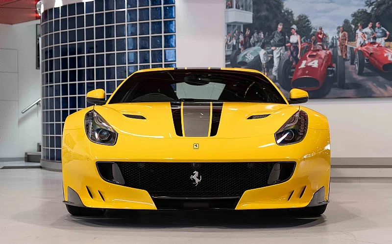 2016 Ferrari F12 TDF RHD for sale, exterior, yellow