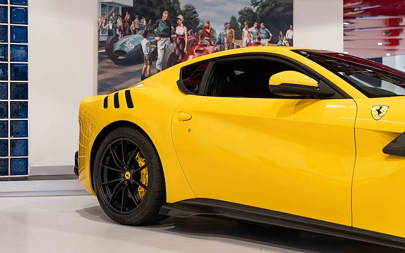 2016 Ferrari F12 TDF RHD for sale, exterior, yellow