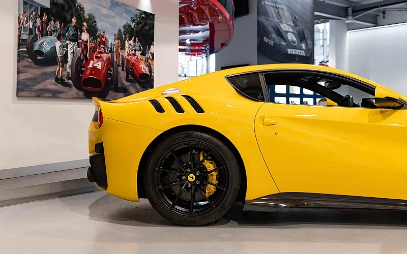 2016 Ferrari F12 TDF RHD for sale, exterior, yellow