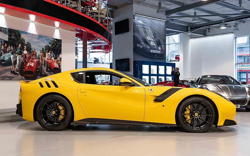 2016 Ferrari F12 TDF RHD for sale, exterior, yellow