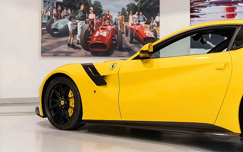 2016 Ferrari F12 TDF RHD for sale, exterior, yellow