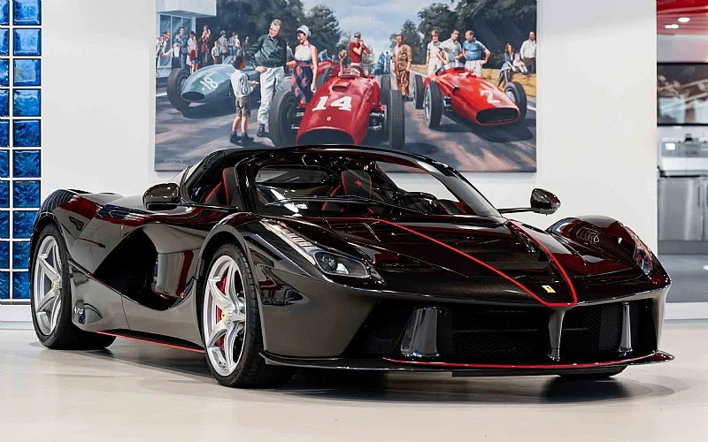 2018 Ferrari LaFerrari Aperta for sale, exterior, Black