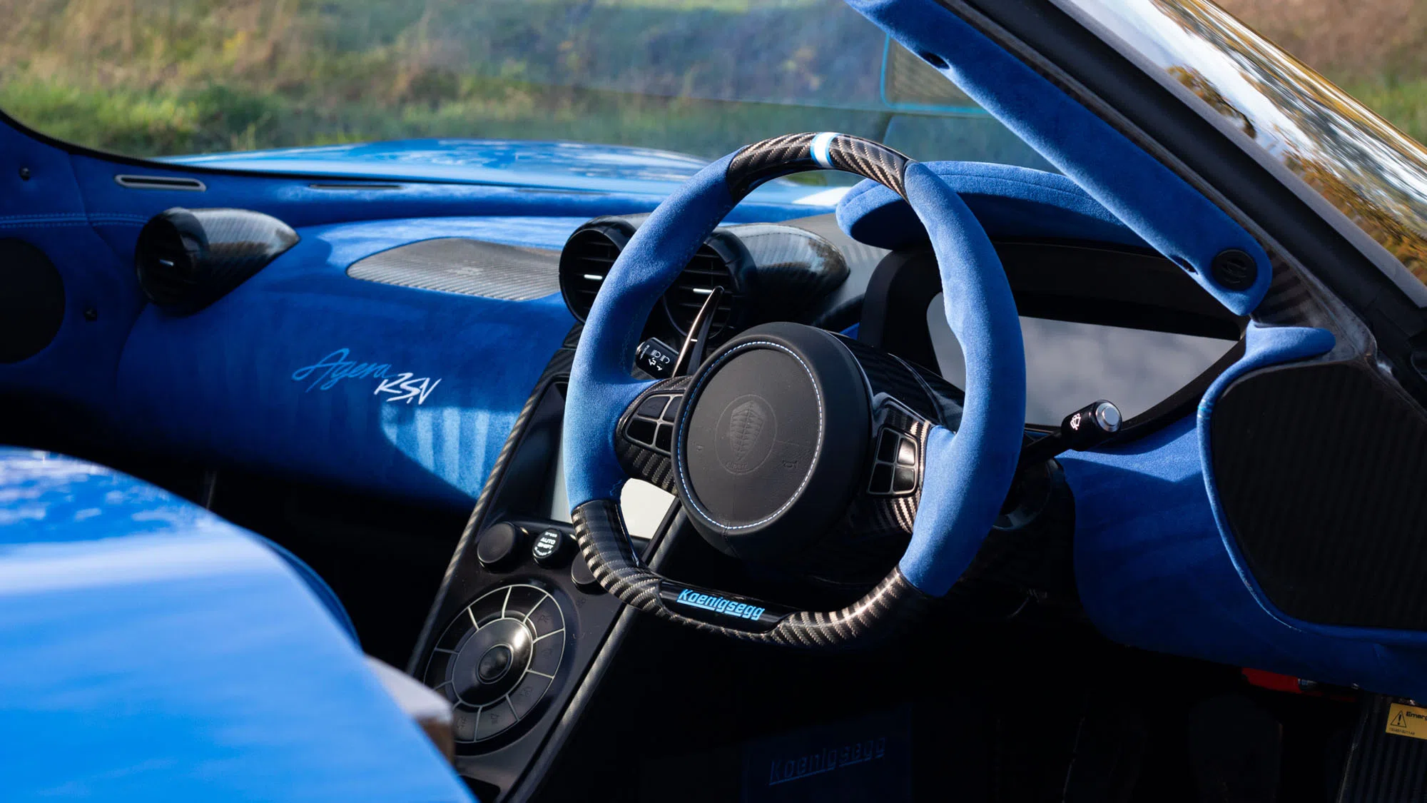 2018 Koenigsegg Agera RSN interior, Black