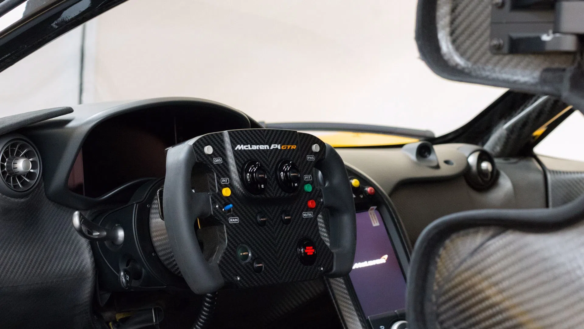 2015 MCLAREN P1 GTR interior, Black