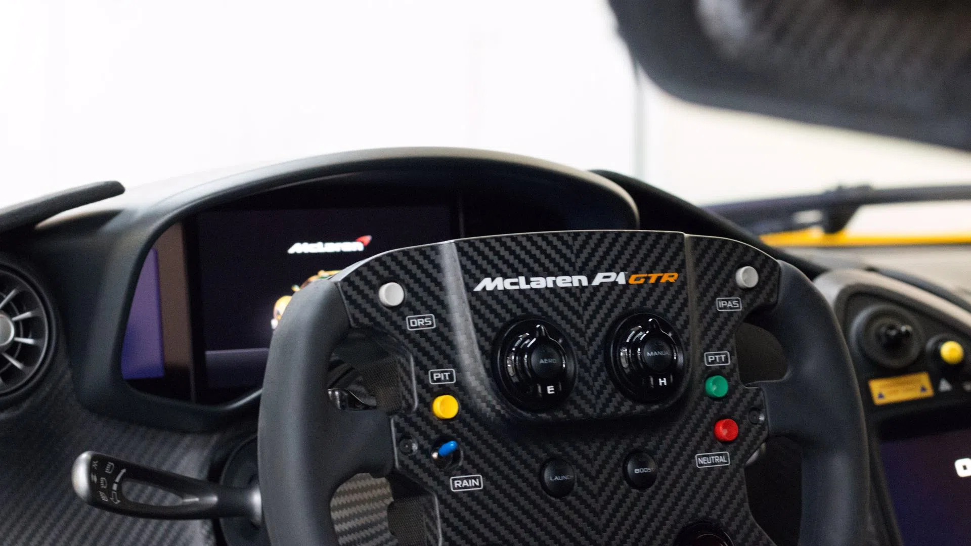 2015 MCLAREN P1 GTR interior, Black