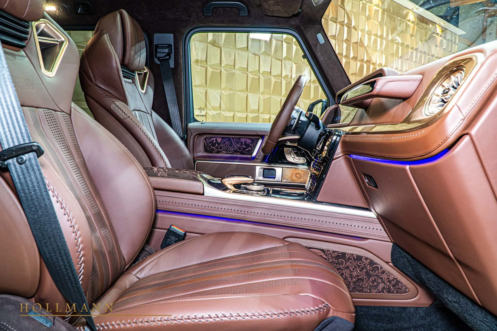 2020 Mercedes-AMG G 63 Steampunk Edition by Carlex Design interior, seats, Leather Brown