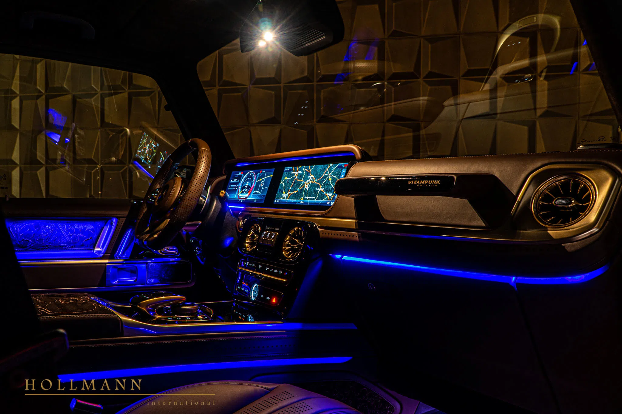 2020 Mercedes-AMG G 63 Steampunk Edition by Carlex Design interior, dashboard, Leather Brown