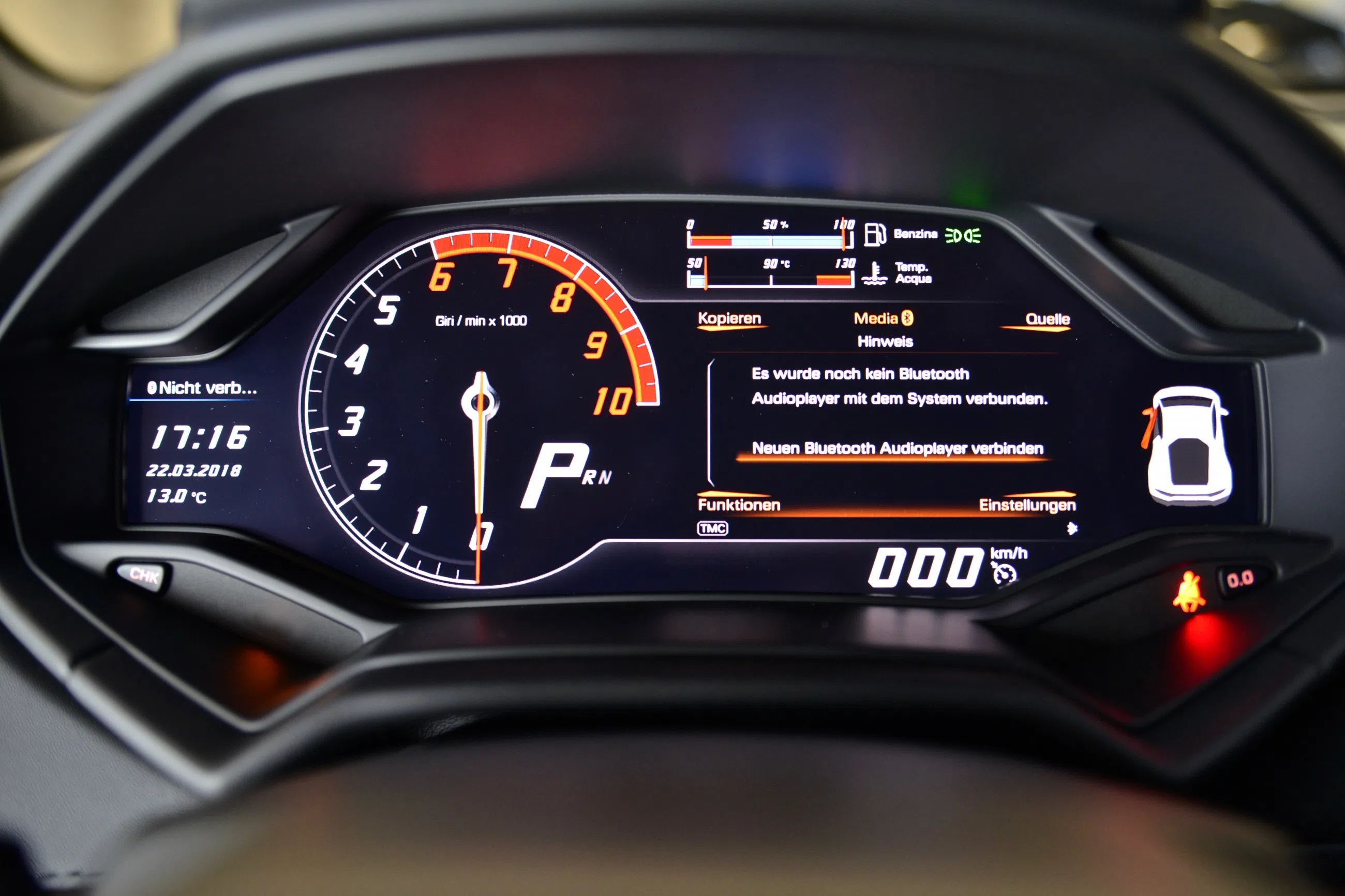 2020 Lamborghini Hurac LP610-4 interior, Black