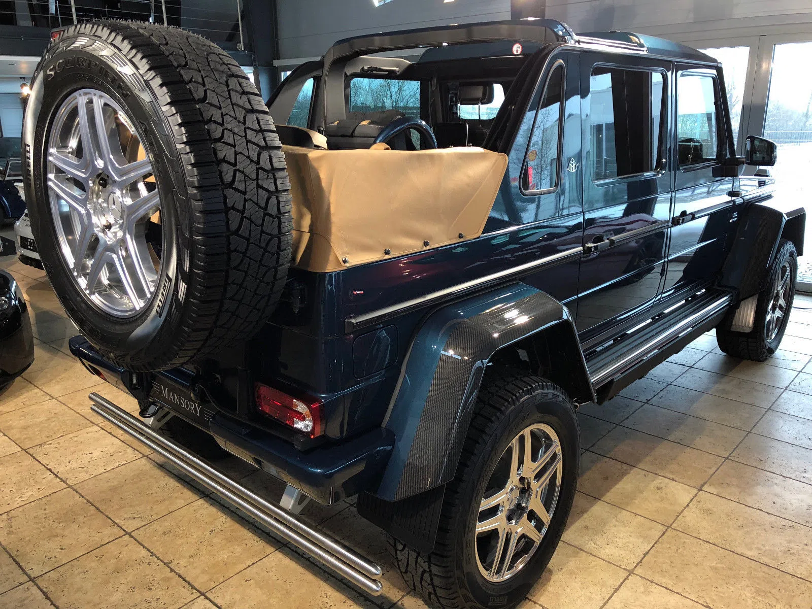 2018 Mercedes-Maybach G650 Landaulet - 1 of 99 for sale, exterior, Blue Metallic
