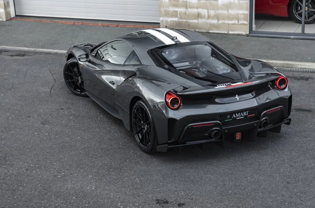 2018 Ferrari 488 Pista Coupe for sale, exterior, Grigio Silverstone