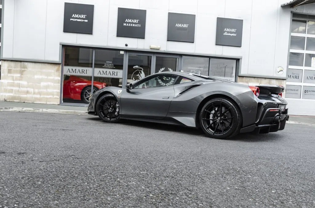 2018 Ferrari 488 Pista Coupe for sale, exterior, Grigio Silverstone