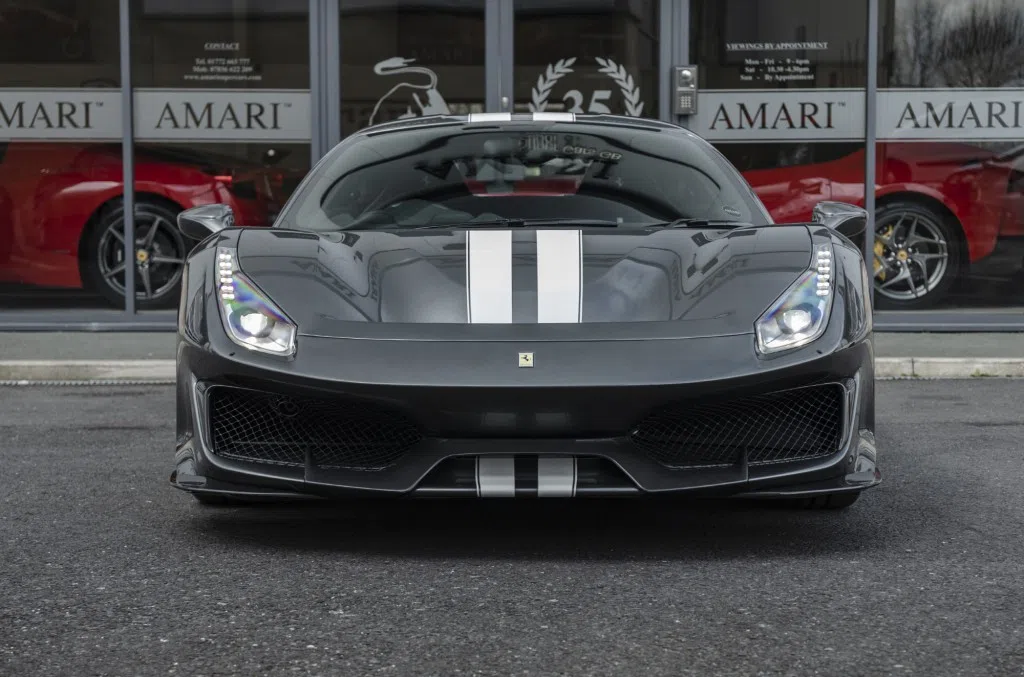 2018 Ferrari 488 Pista Coupe for sale, exterior, Grigio Silverstone
