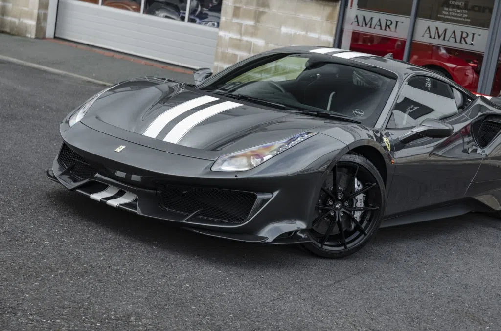 2018 Ferrari 488 Pista Coupe for sale, exterior, Grigio Silverstone