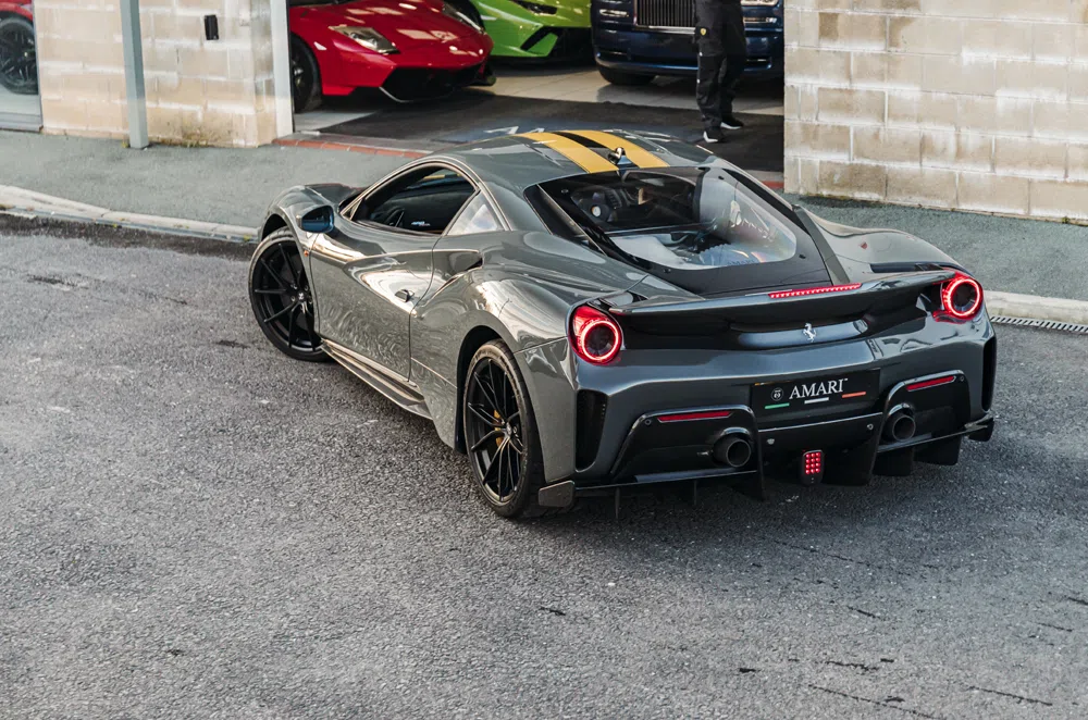 2019 Ferrari 488 Pista for sale, exterior, Grigio Scuro