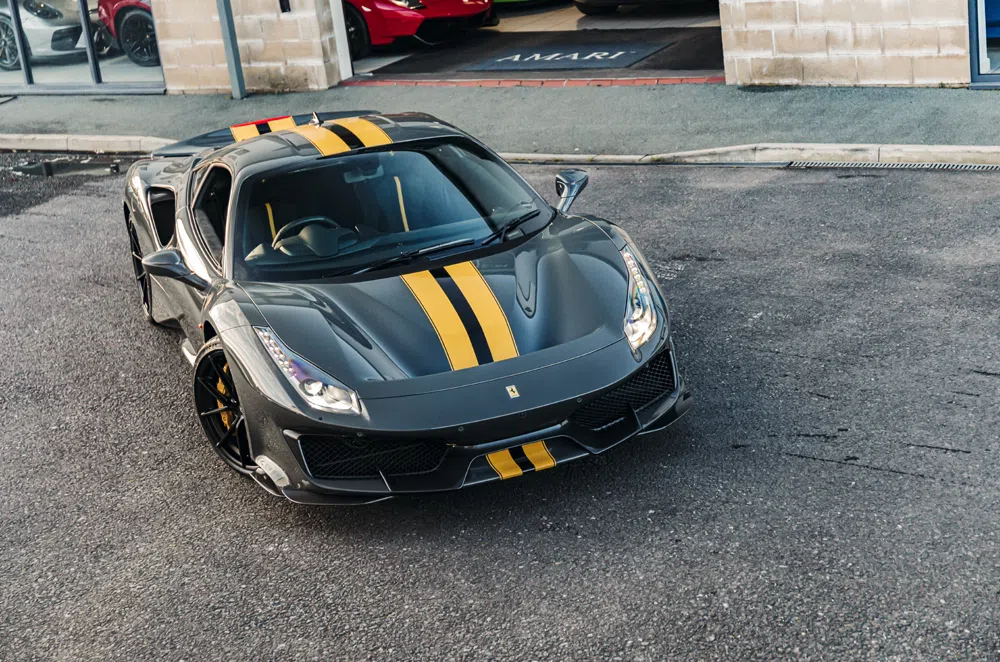 2019 Ferrari 488 Pista for sale, exterior, Grigio Scuro