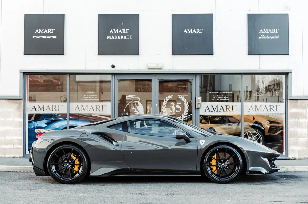 2019 Ferrari 488 Pista for sale, exterior, Grigio Scuro