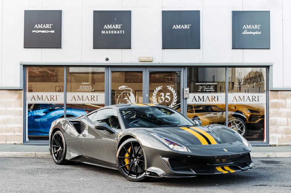 2019 Ferrari 488 Pista for sale, exterior, Grigio Scuro