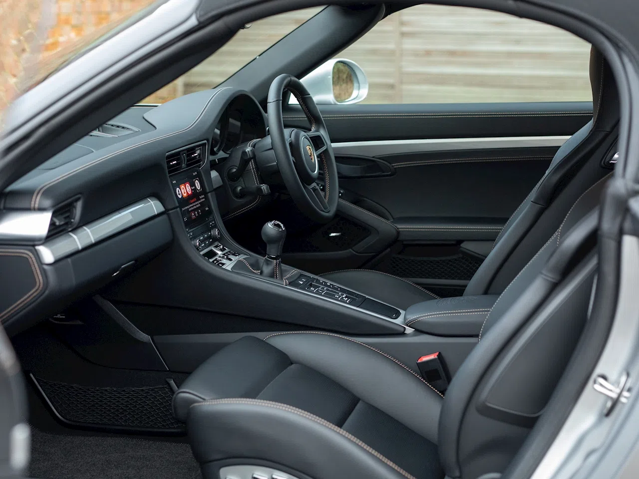 2019 Porsche 911 (991.2) Speedster interior, Black Leather