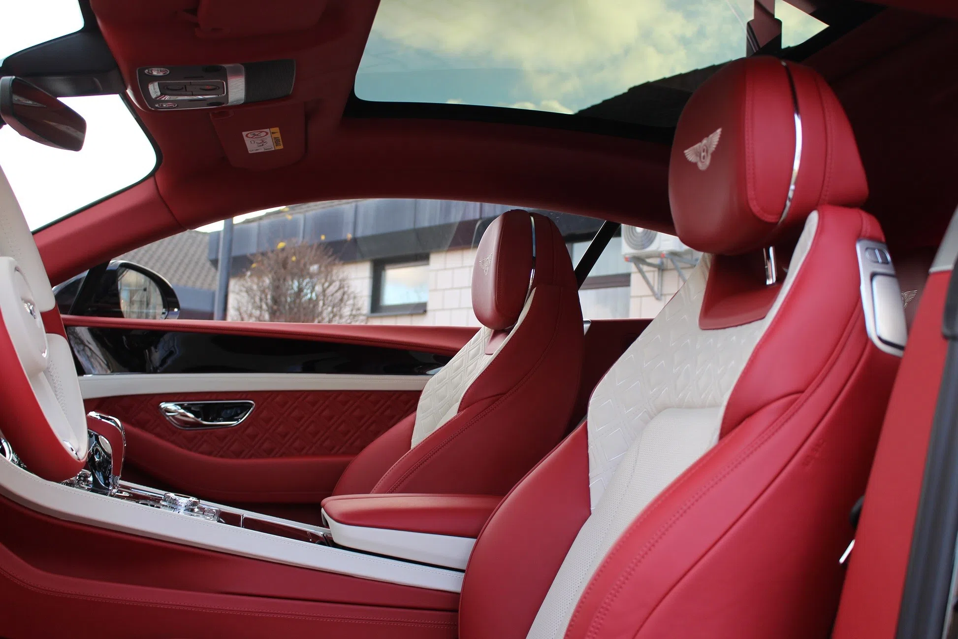 2020 Bentley Continental GT  W12 Mulliner interior, seats, Red Leather
