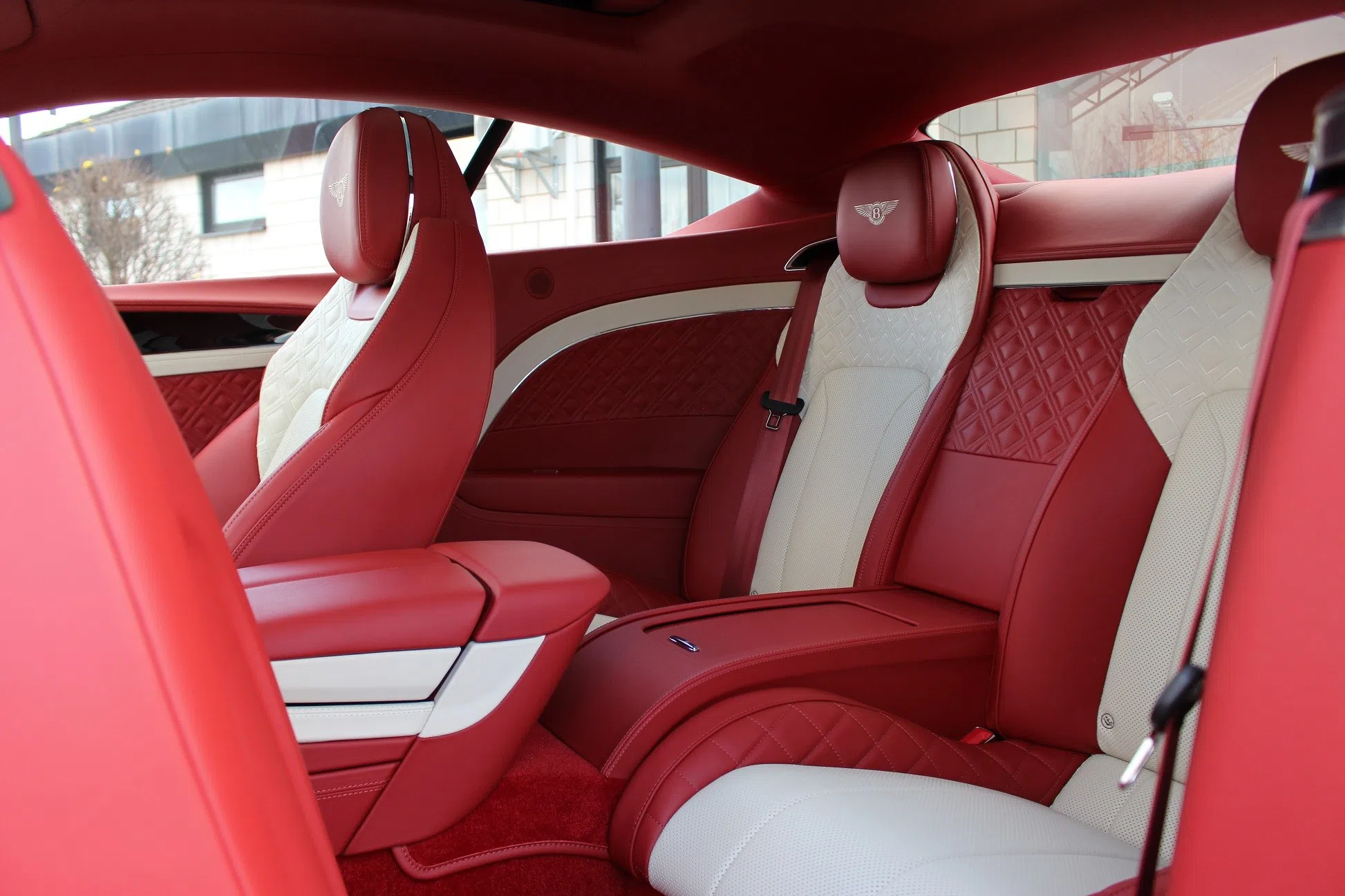2020 Bentley Continental GT  W12 Mulliner interior, seats, Red Leather
