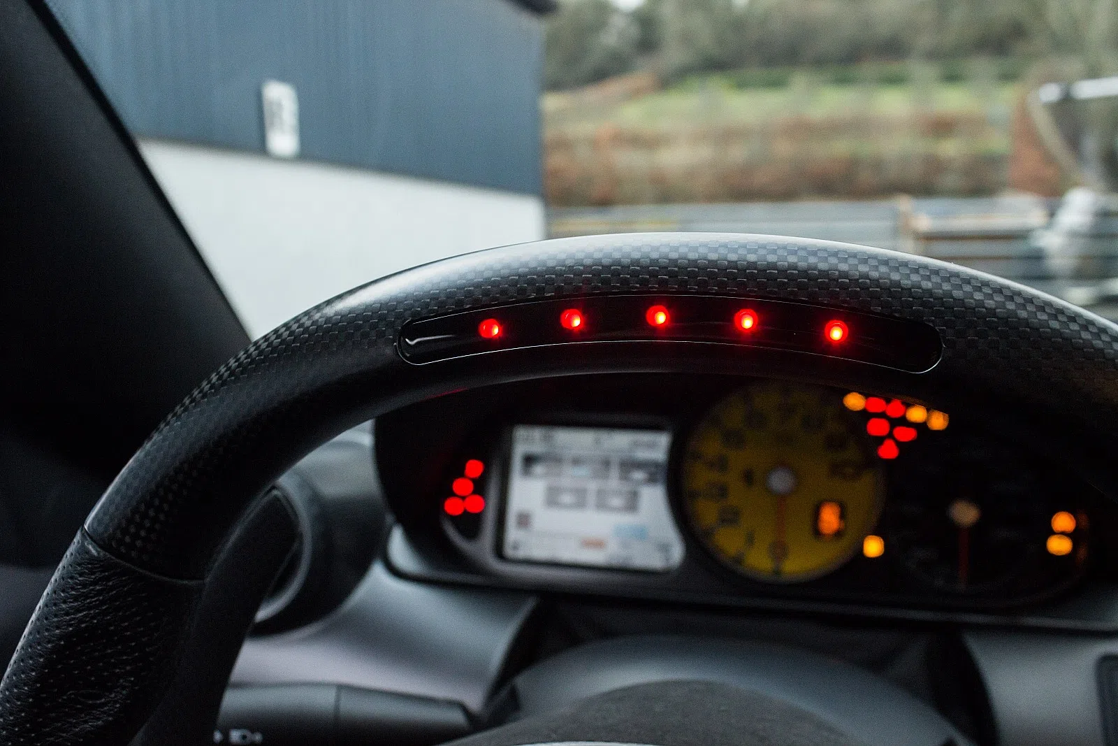 2011 Ferrari 599 GTO interior, Nero & Rosso