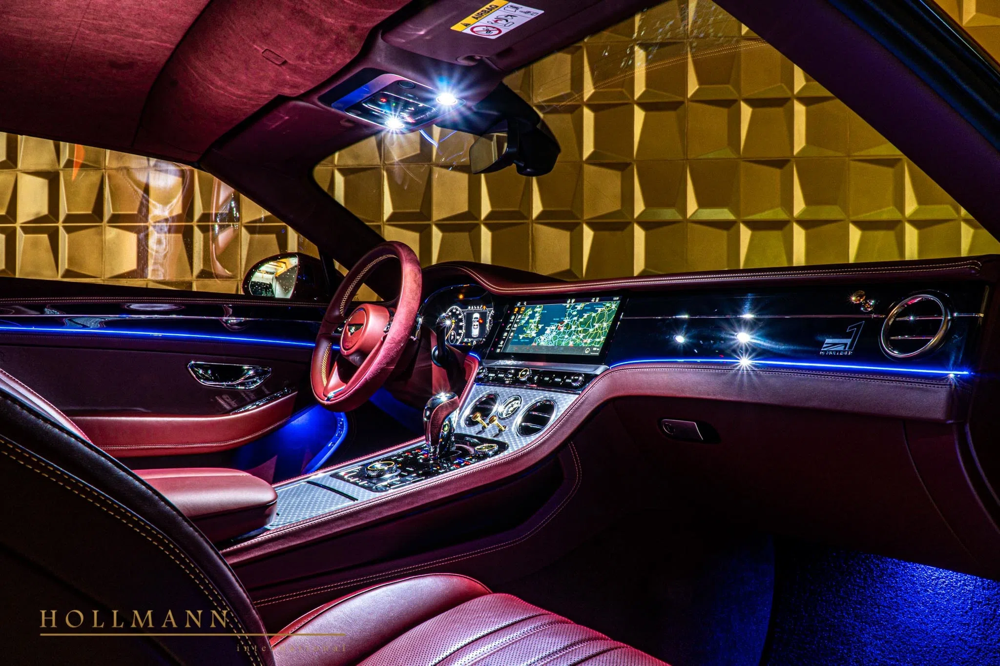 2020 Bentley Continental GTC No. 1 EDITION interior, Cricket Ball