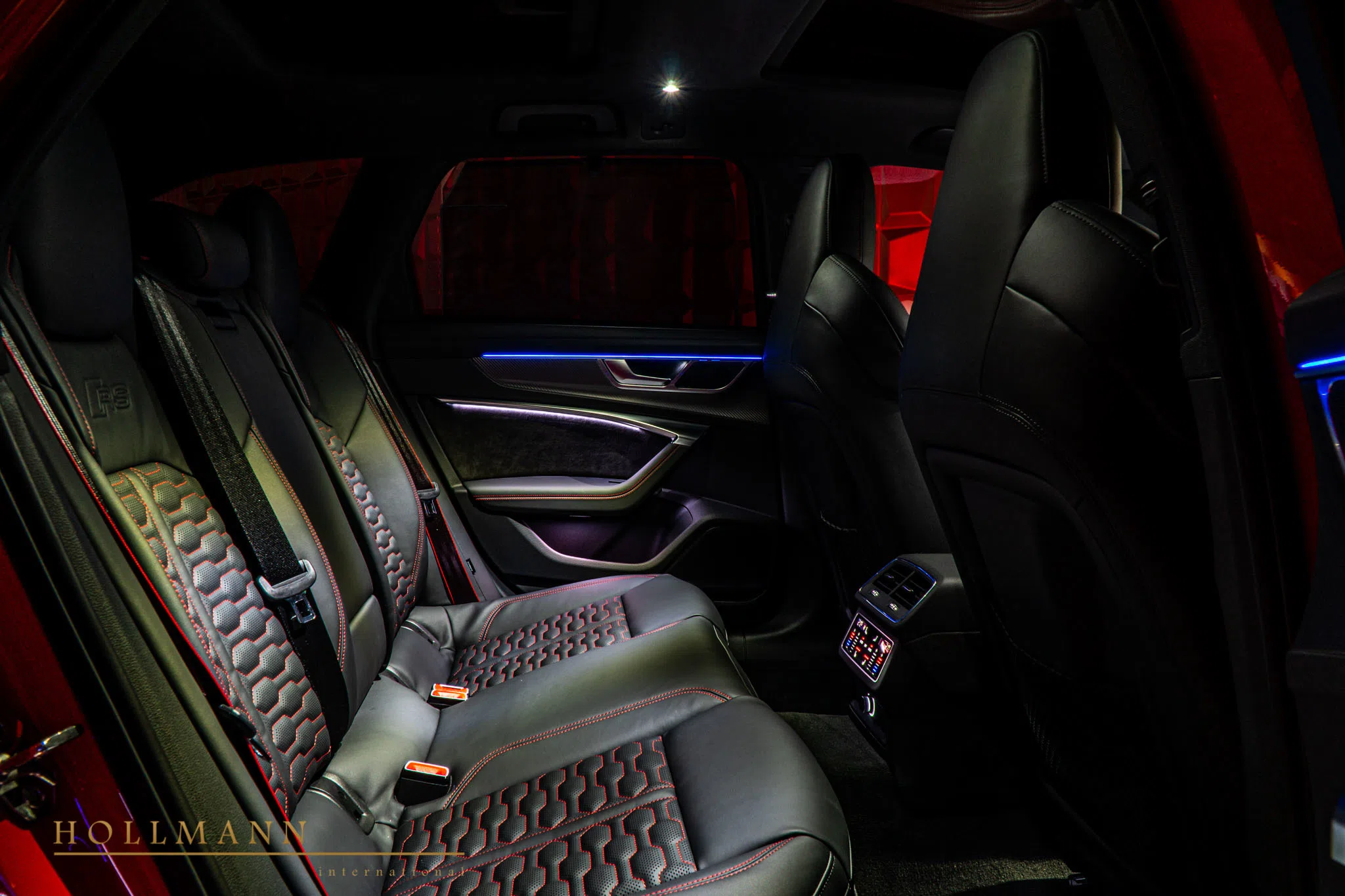 2020 Audi RS6 Avant interior, seats, Leder Schwarz