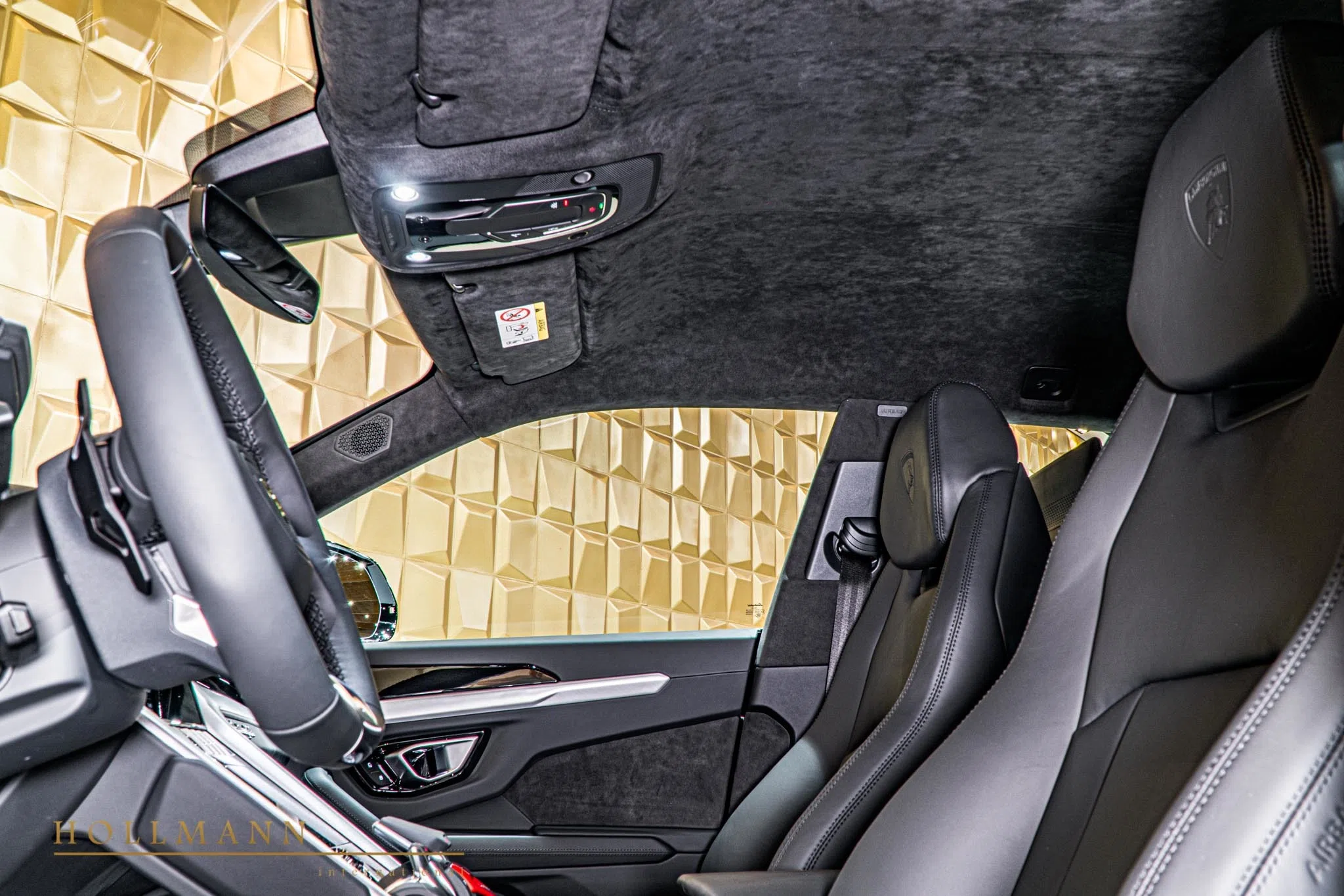 2020 Lamborghini Urus interior, door panel, Nero Ade