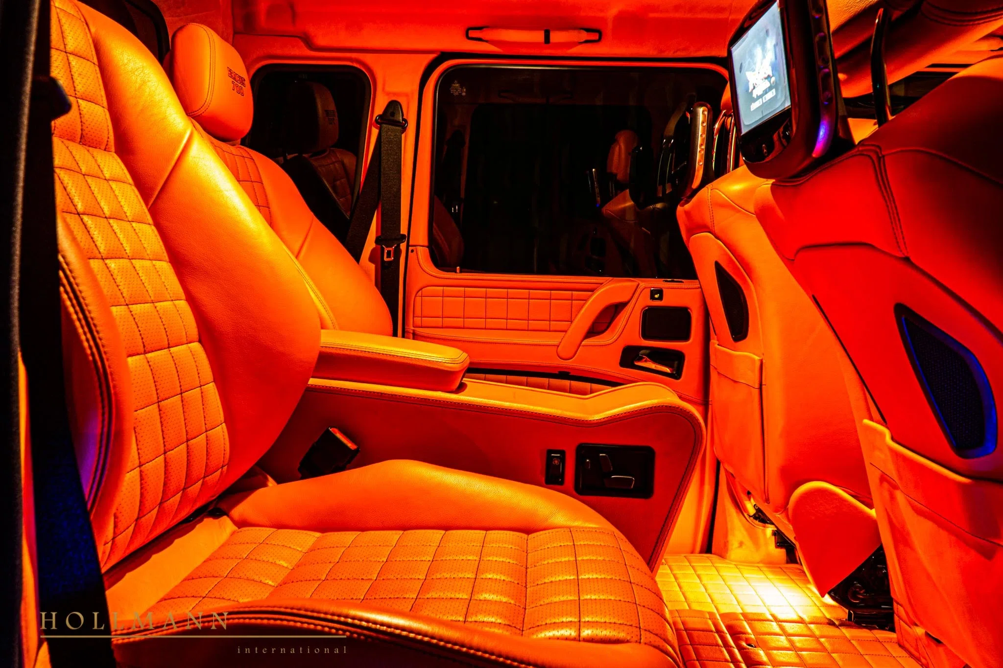 2020 BRABUS G 700 6x6 interior, seats, BRABUS Fine-Leather