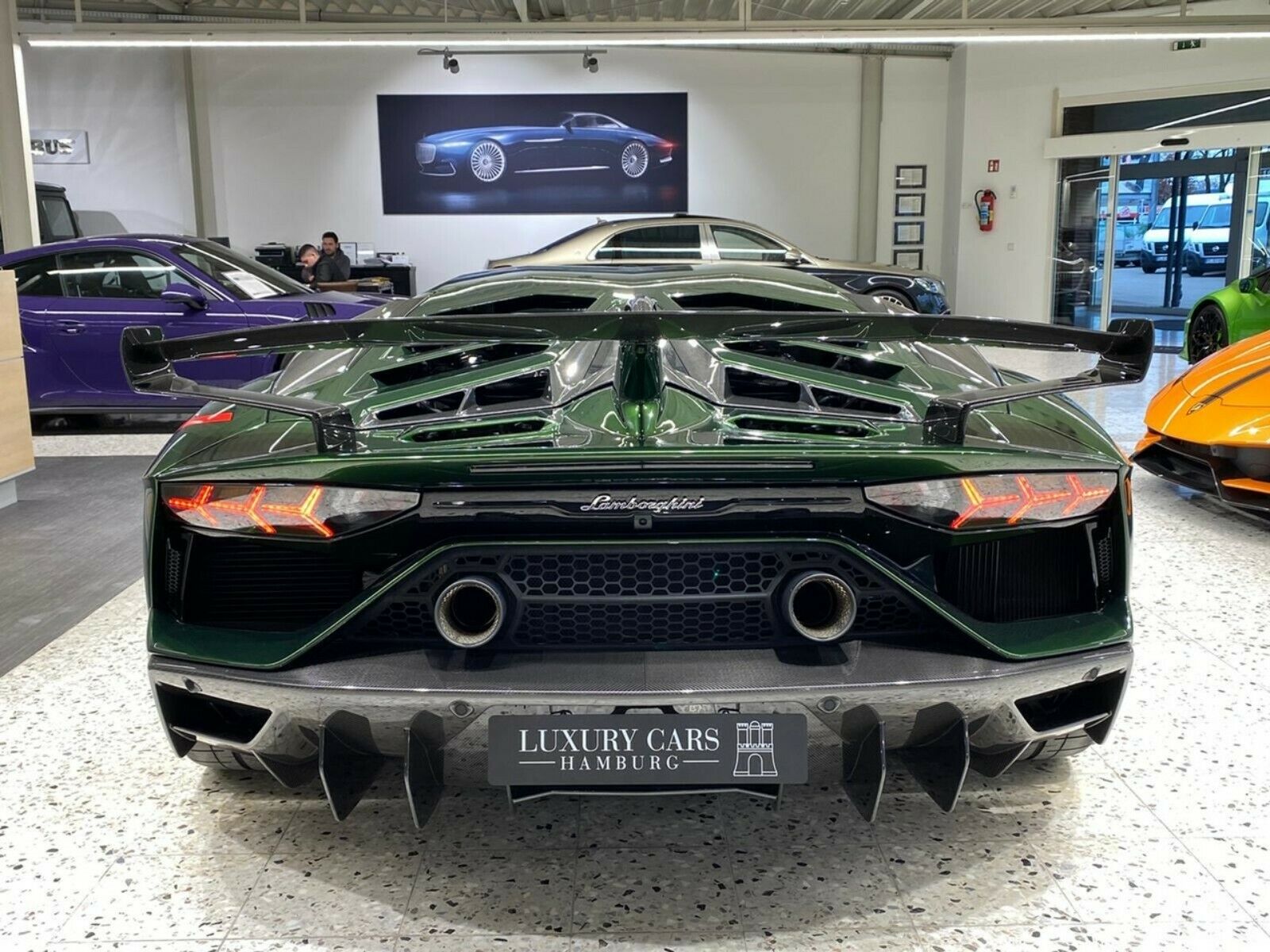 2020 Lamborghini Aventador Coupe SVJ SPECIAL GREEN, 7/20