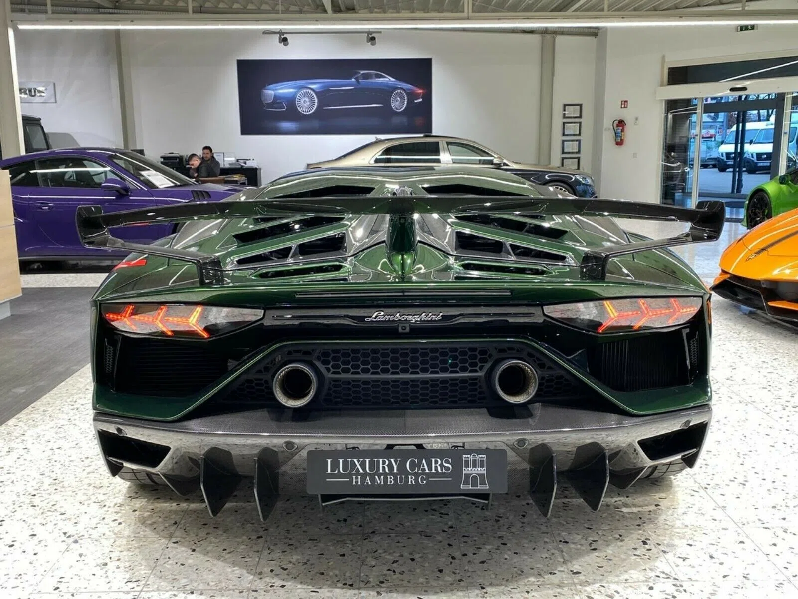 2020 Lamborghini Aventador Coupe SVJ SPECIAL GREEN for sale, exterior, Green