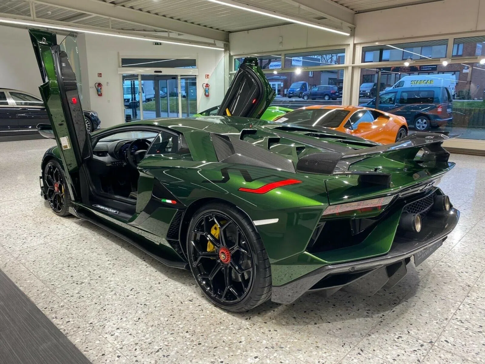 2020 Lamborghini Aventador Coupe SVJ SPECIAL GREEN for sale, exterior, Green