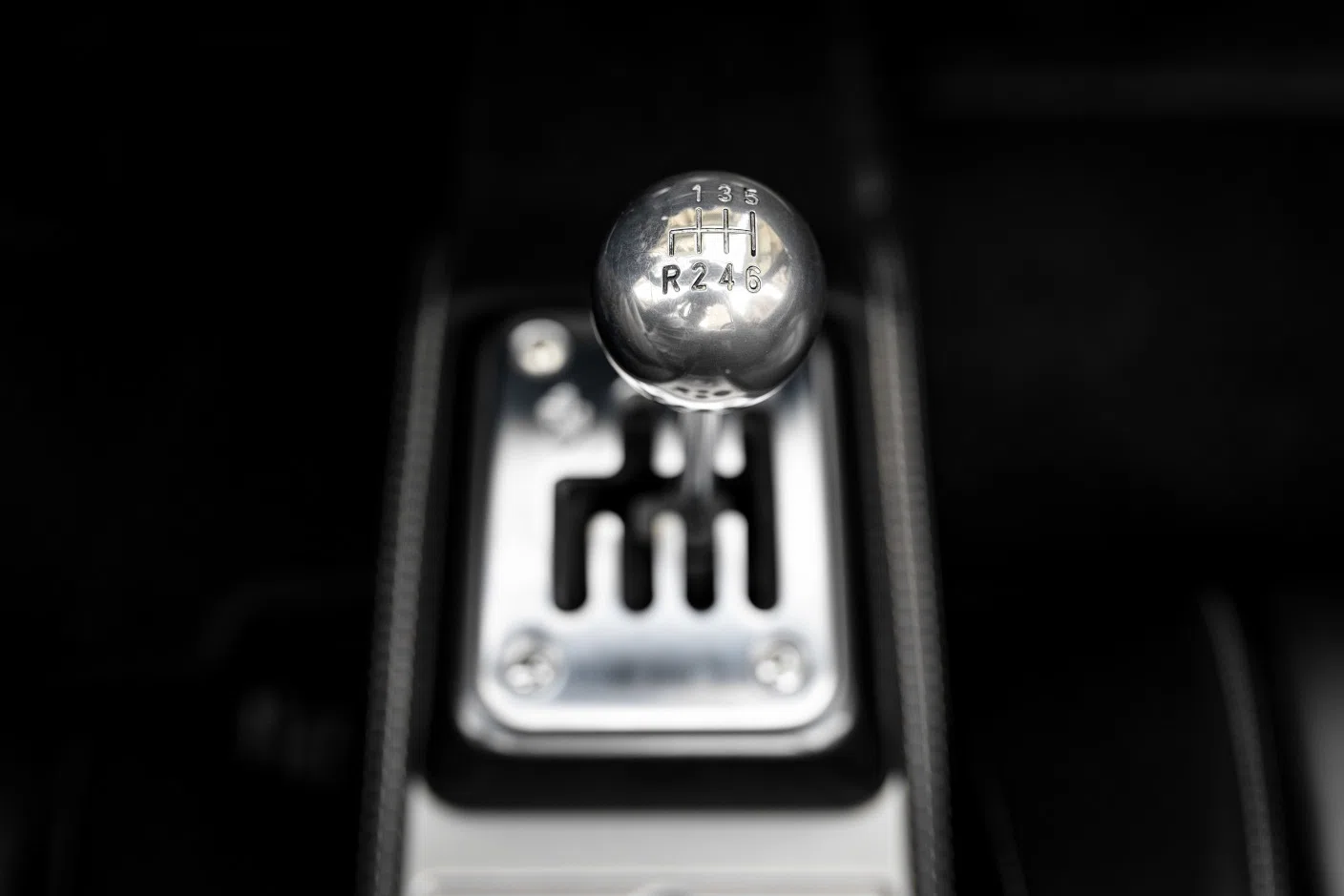 2007 Ferrari F430 Spider *Mecanic Gearbox* interior, center console, intérieur tout cuir noir