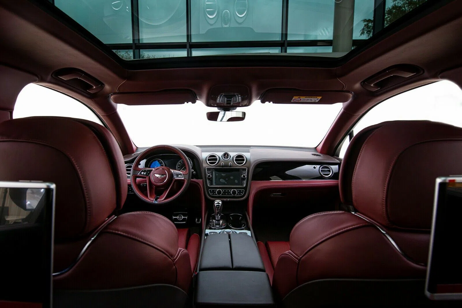 2020 Bentley Bentayga 4.0 V8 interior, Cricket Ball and Burnt Oak