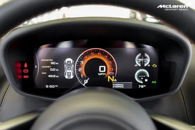 2017 McLaren 570S Coupe interior, Black
