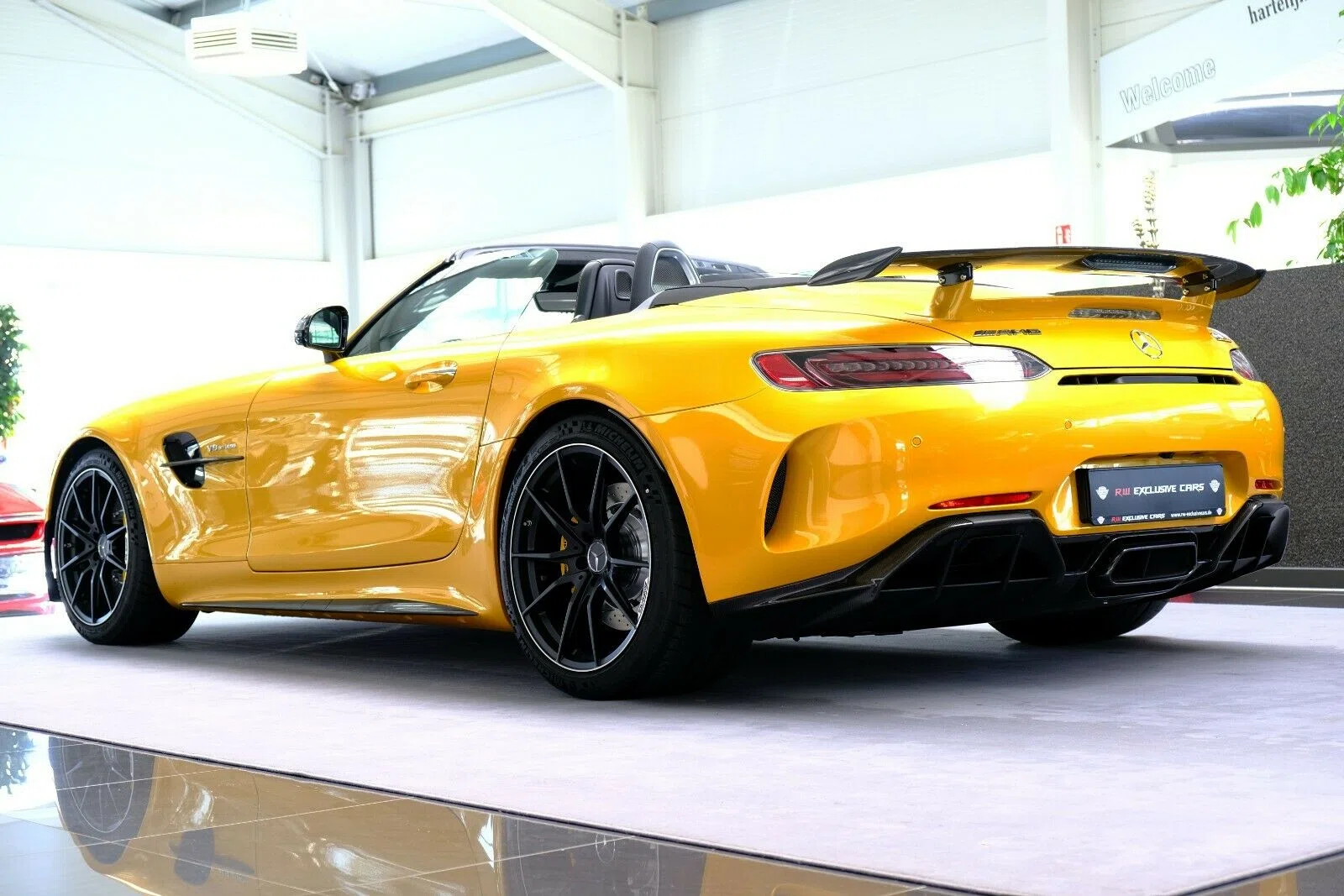 2020 Mercedes-Benz AMG GTR Roadster 1 of 750 for sale, exterior, yellow