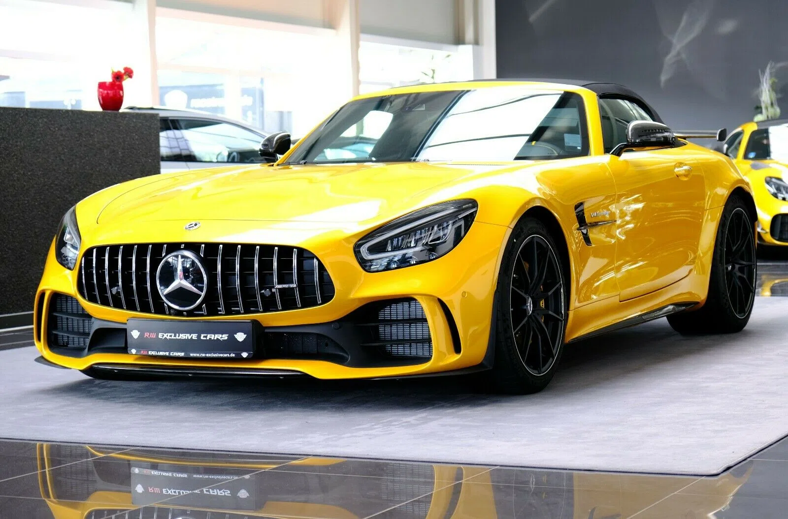 2020 Mercedes-Benz AMG GTR Roadster 1 of 750 for sale, exterior, yellow
