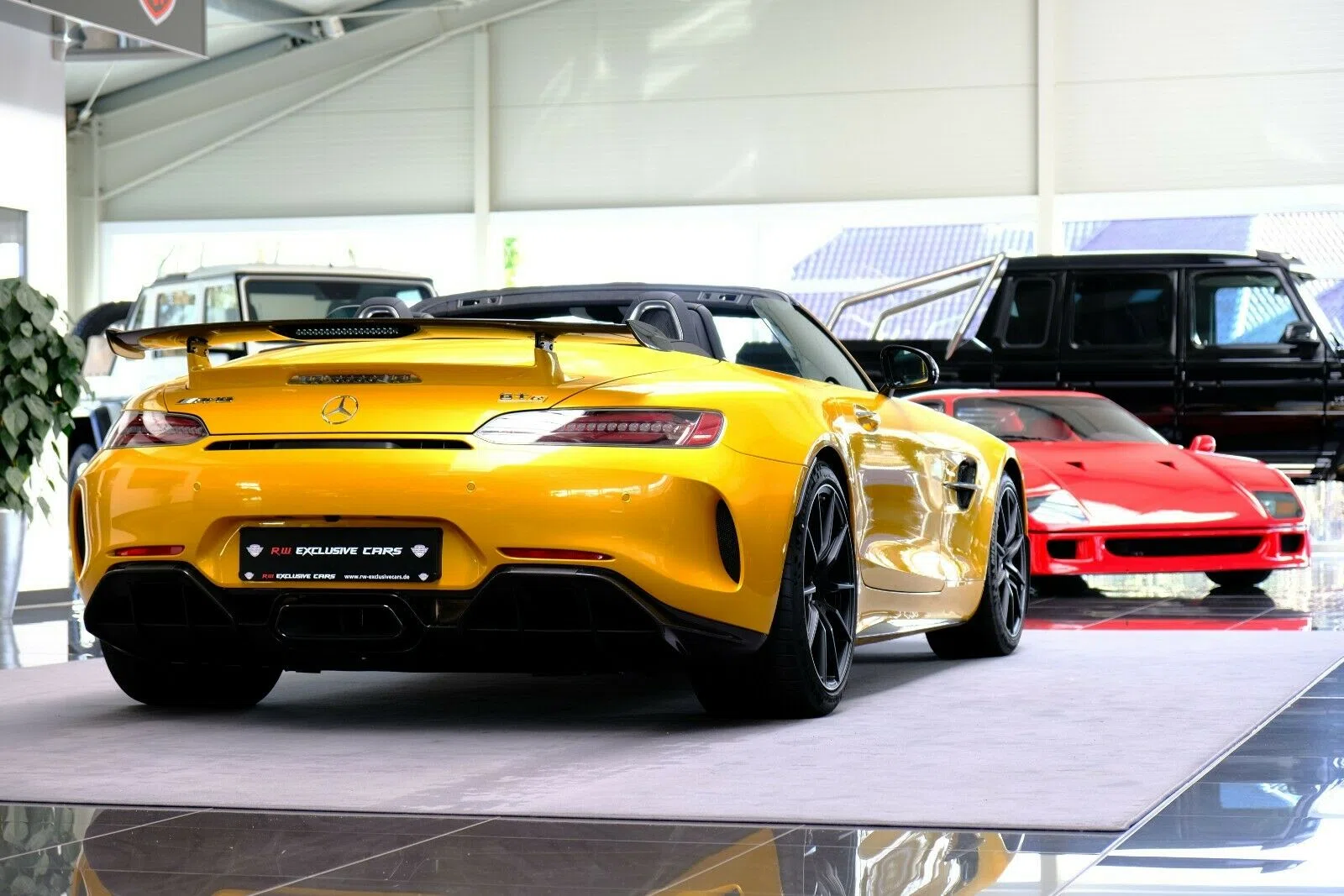 2020 Mercedes-Benz AMG GTR Roadster 1 of 750 for sale, exterior, yellow