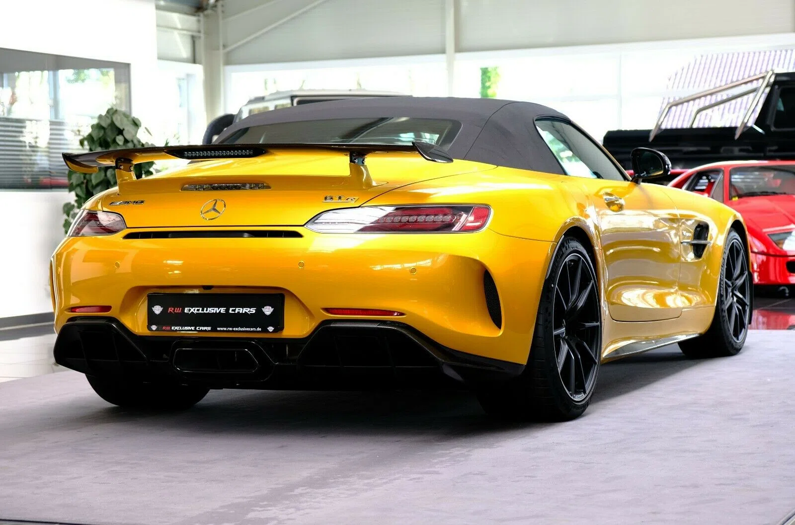 2020 Mercedes-Benz AMG GTR Roadster 1 of 750 for sale, exterior, yellow