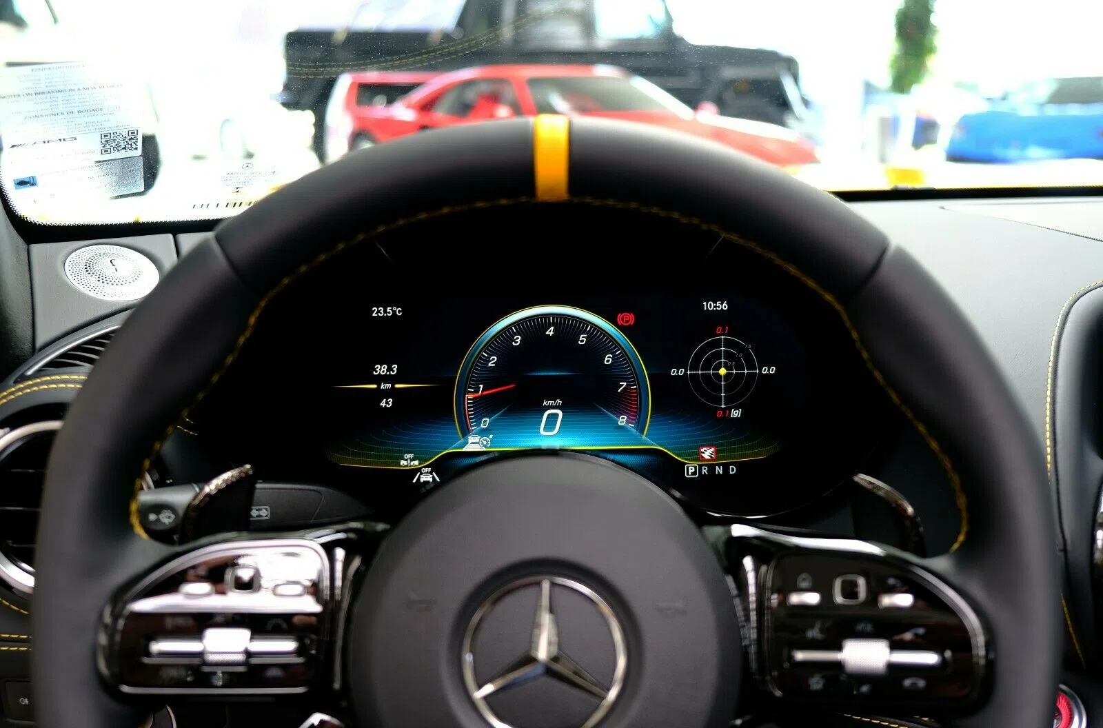 2020 Mercedes-Benz AMG GTR Roadster 1 of 750 interior, Black